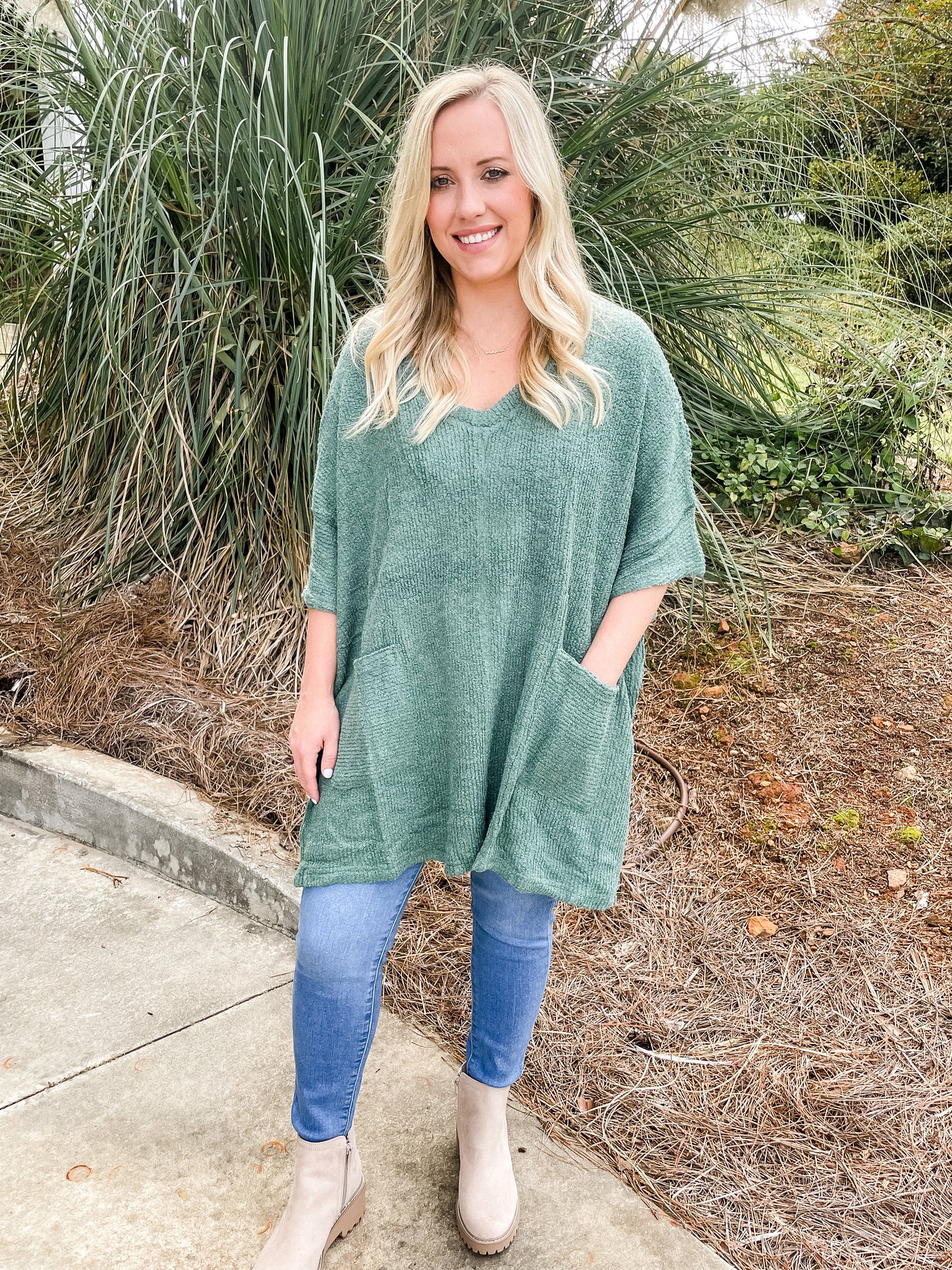 Larisa Sweater | Emerald
